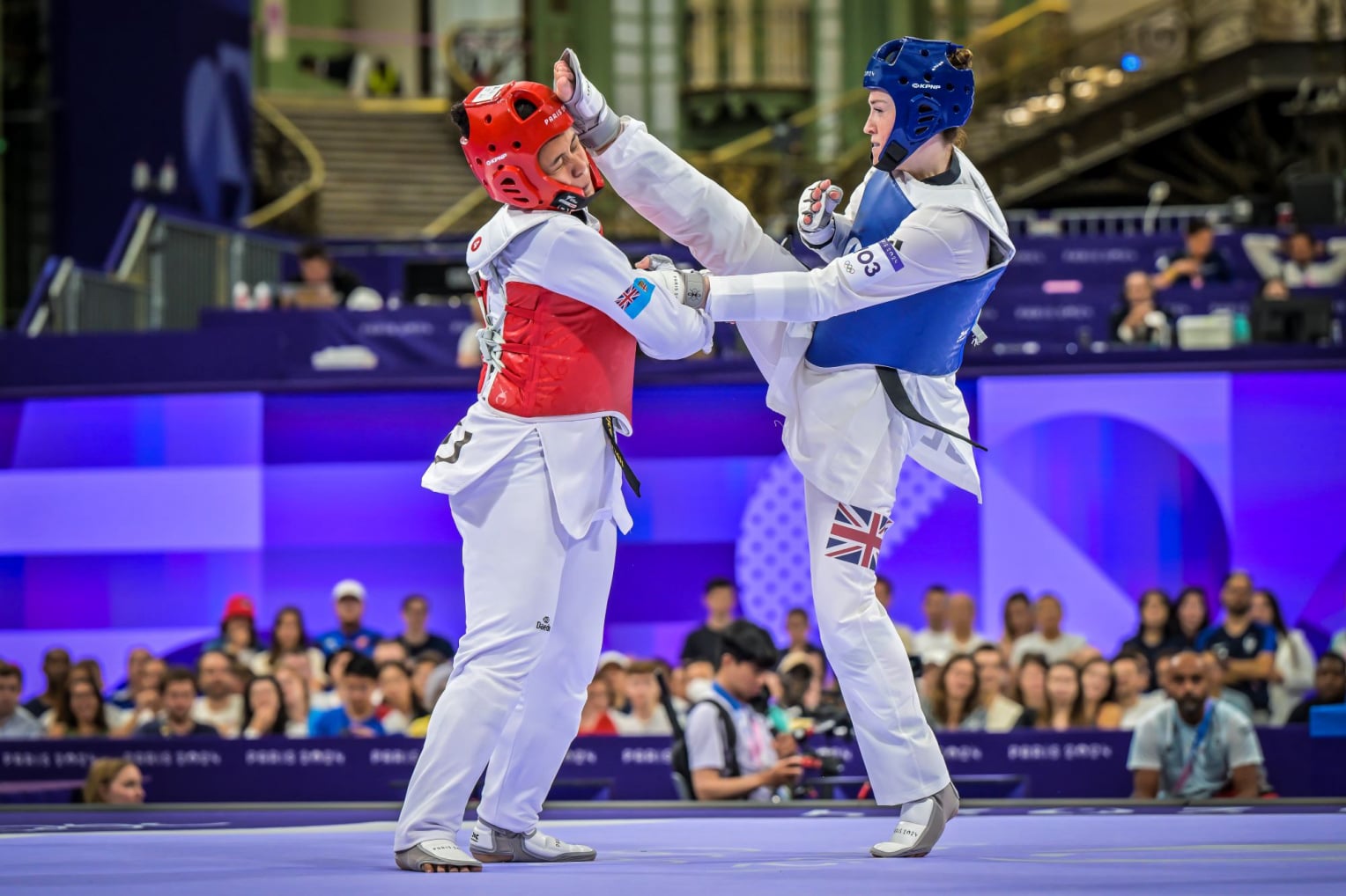 Rebecca Mcgowan GB Taekwondo Silver medal